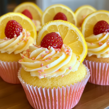 Strawberry Lemonade Cupcakes: Sweet and Tart in Every Bite