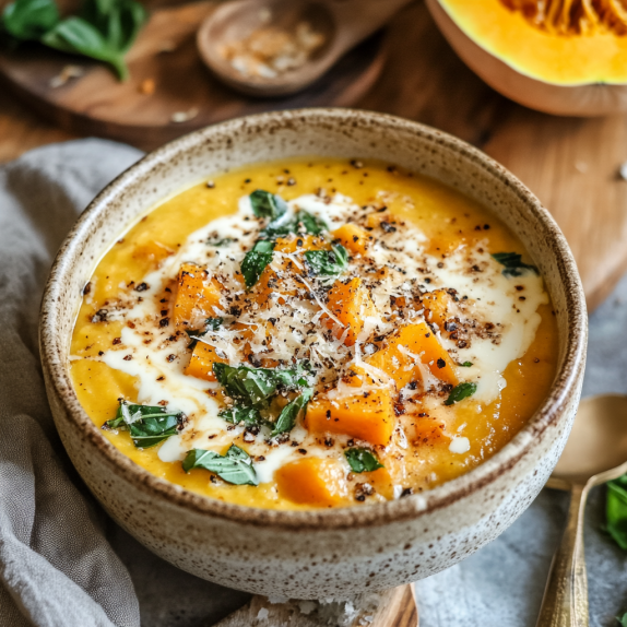 Creamy Butternut Squash Bisque – Perfect for Cold Days