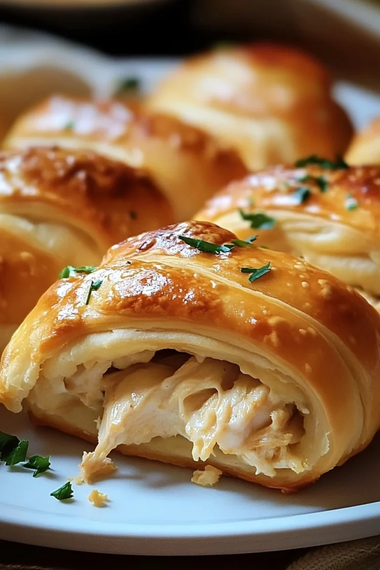 Chicken Stuffed Crescent Rolls