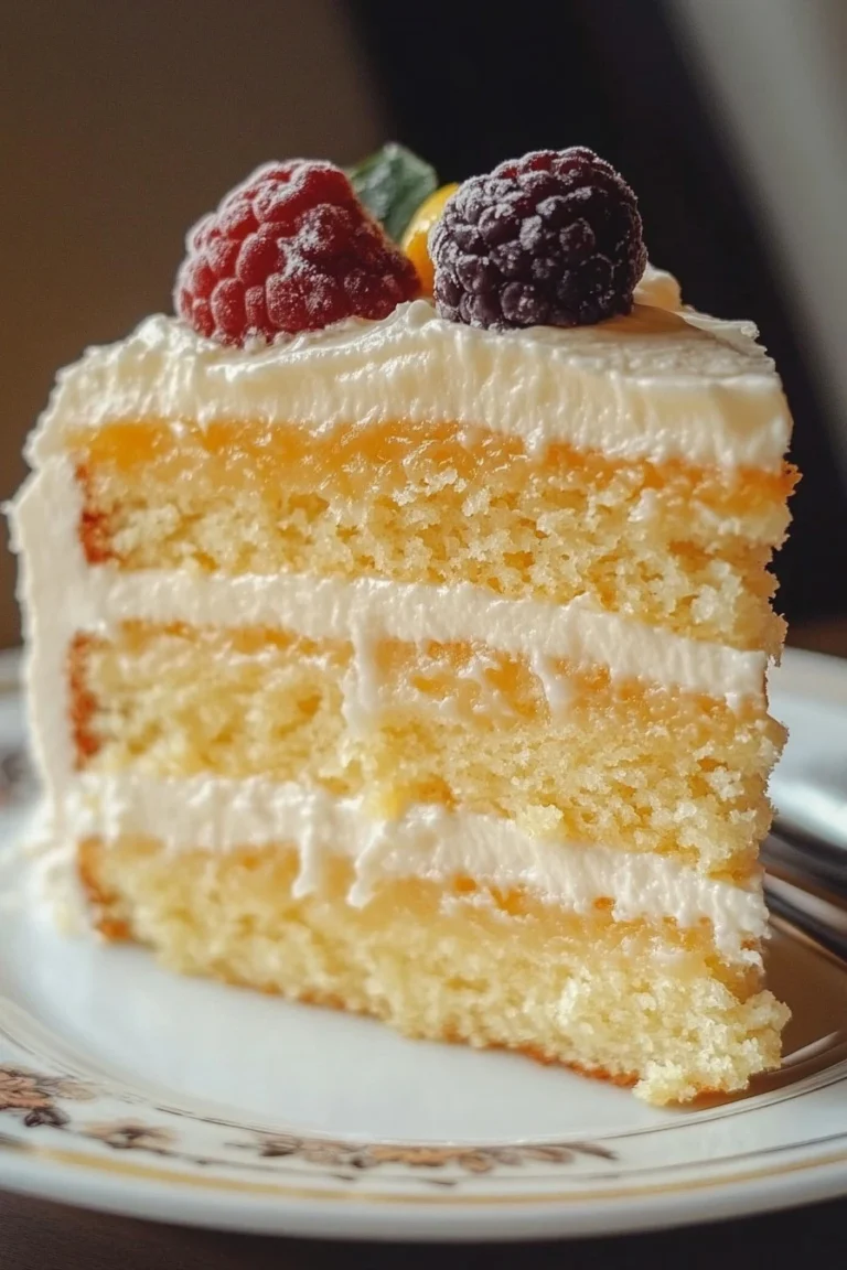 Lemon Mousse Cake