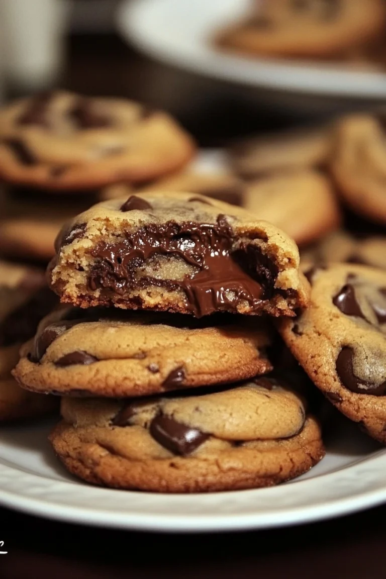 Nutella-Stuffed Chocolate Chip Cookies