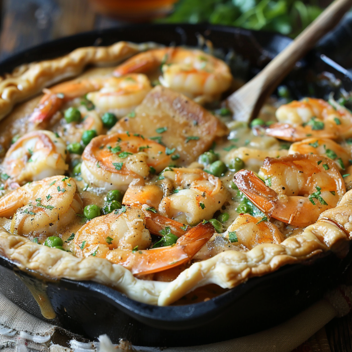 Cajun Seafood Pot Pie