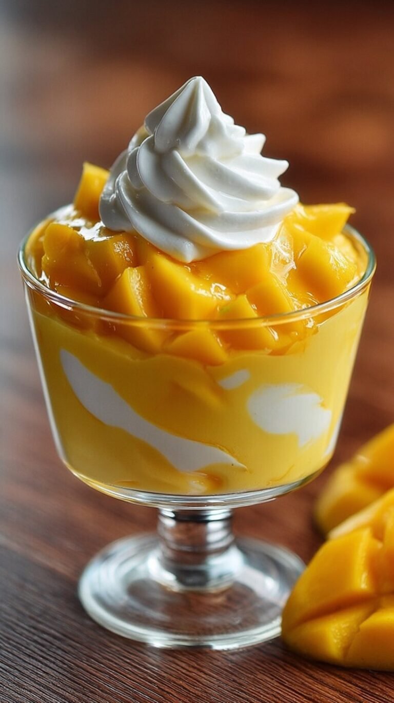 Creamy Mango Fool Dessert