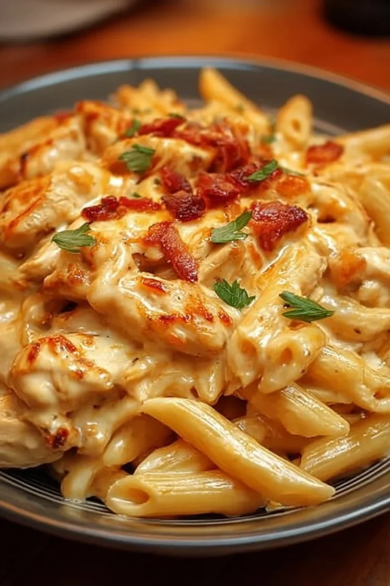 Best Cheesy Crack Chicken Penne