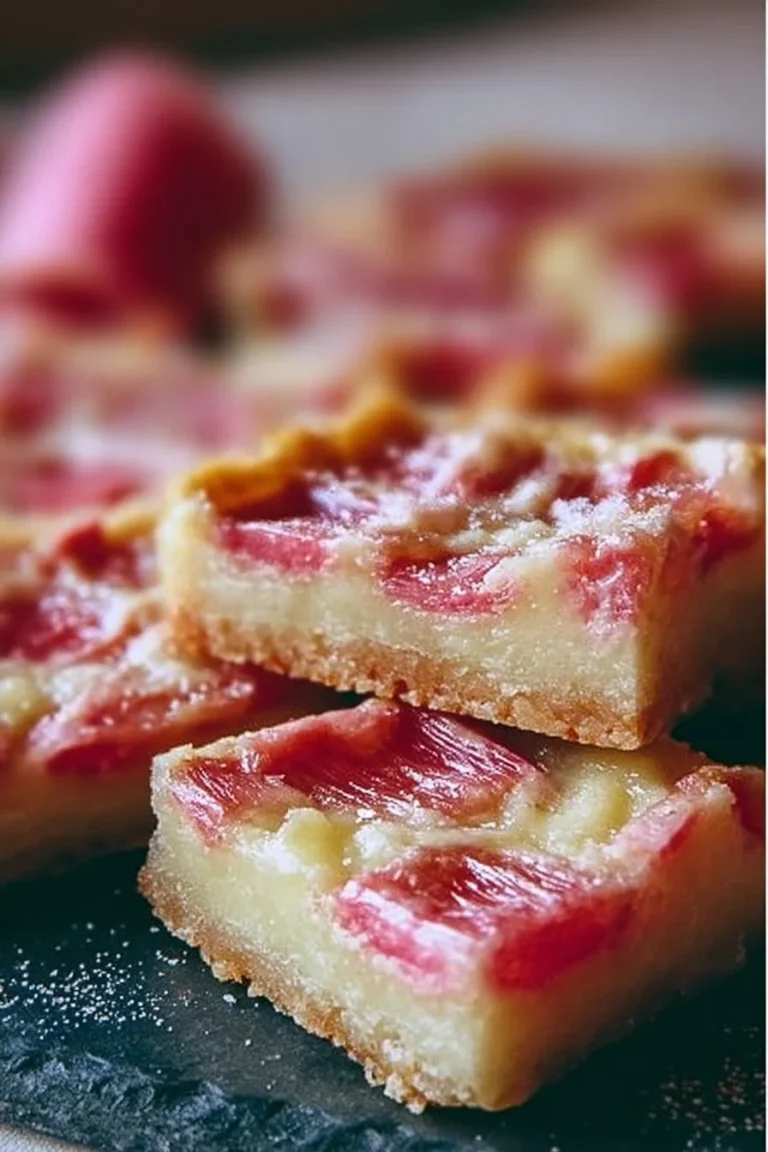 Classic Rhubarb Custard Bars Recipe: A Sweet Slice of Nostalgia