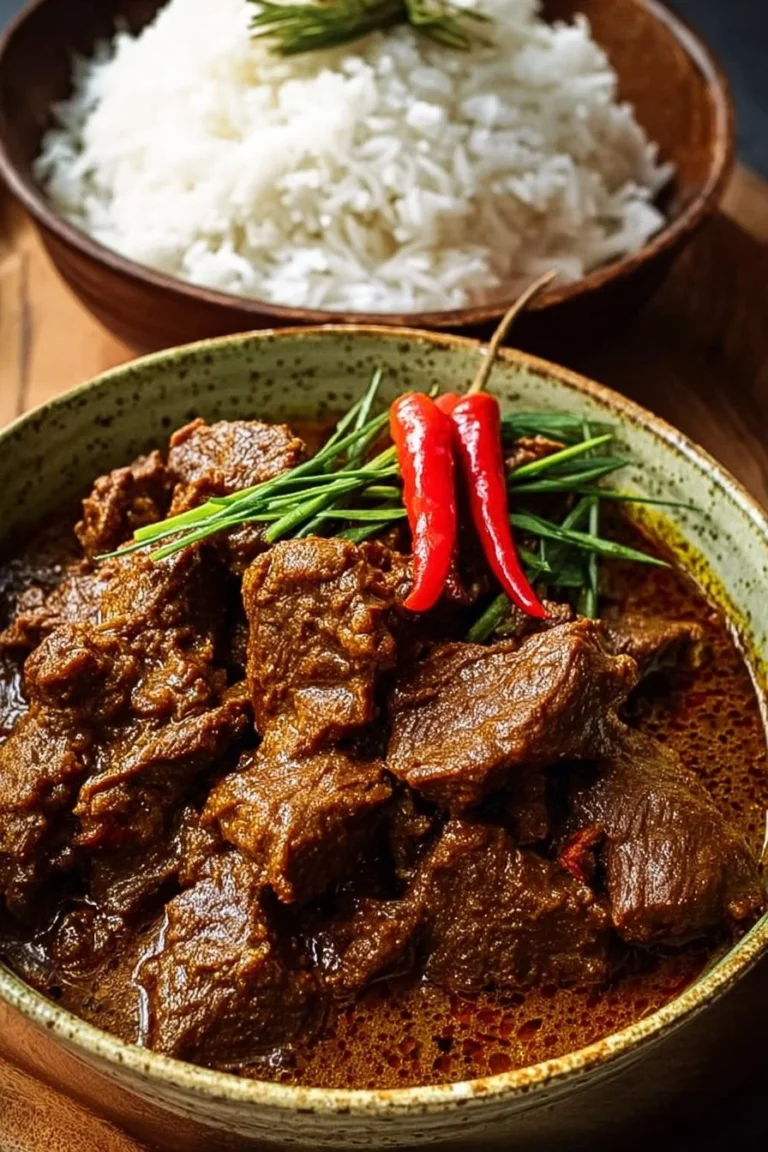 Cozy Spicy Beef Rendang