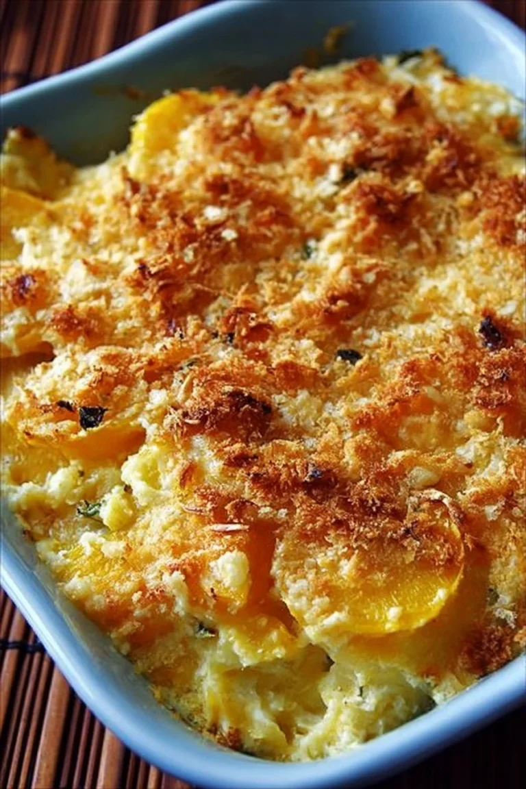 Easy Cheesy Squash Casserole Side Dish: A Comforting Delight