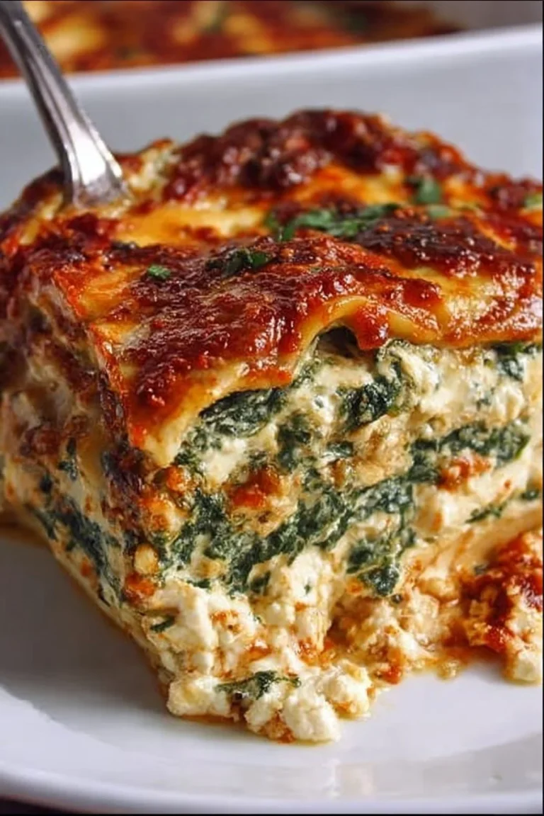 Easy Spinach and Ricotta Lasagna
