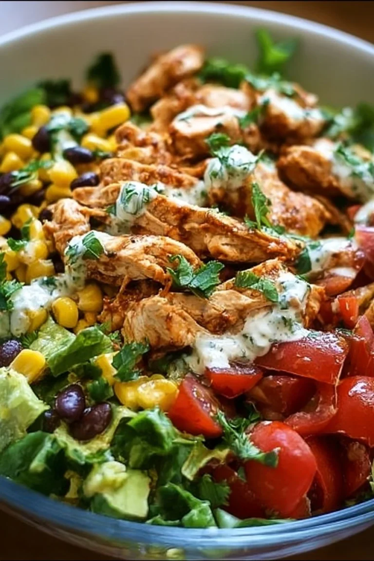 Easy Zesty Southwest Chicken Salad Bowl