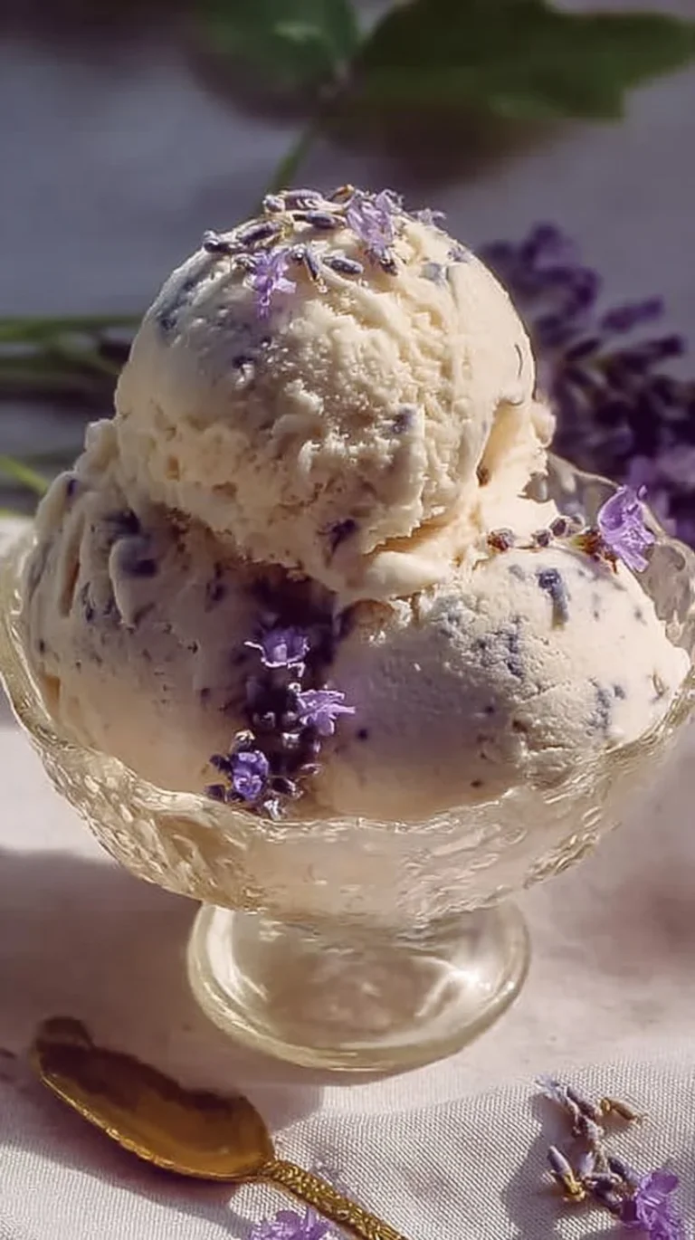Honey Lavender Ice Cream