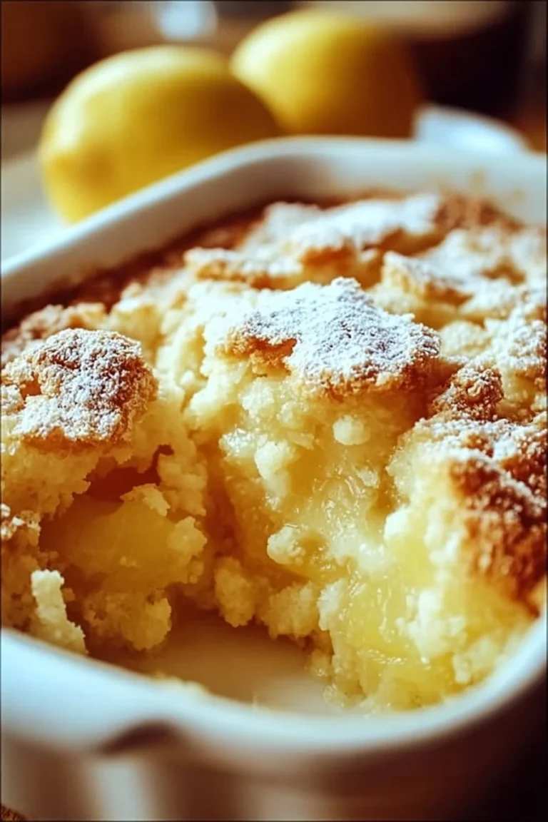 Lemon Cobbler Magic: A Slice of Sunshine in Every Bite