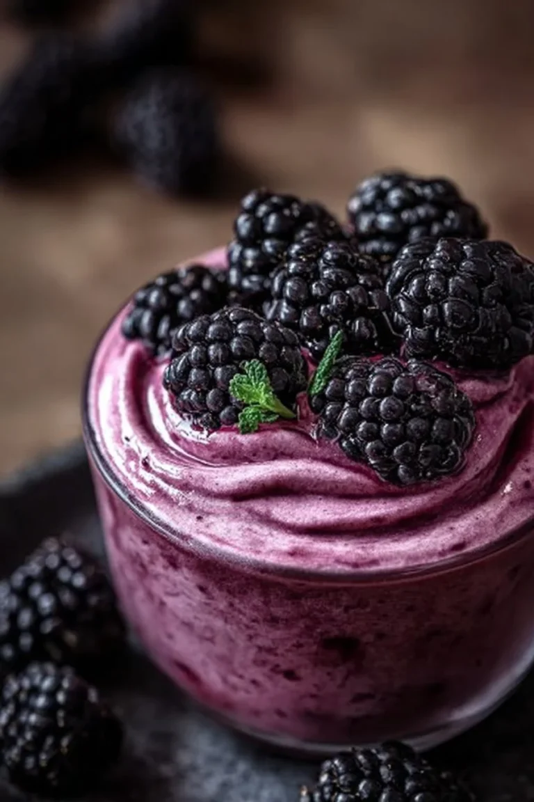 No-Bake Blackberry Mousse: A Creamy Delight for Any Occasion