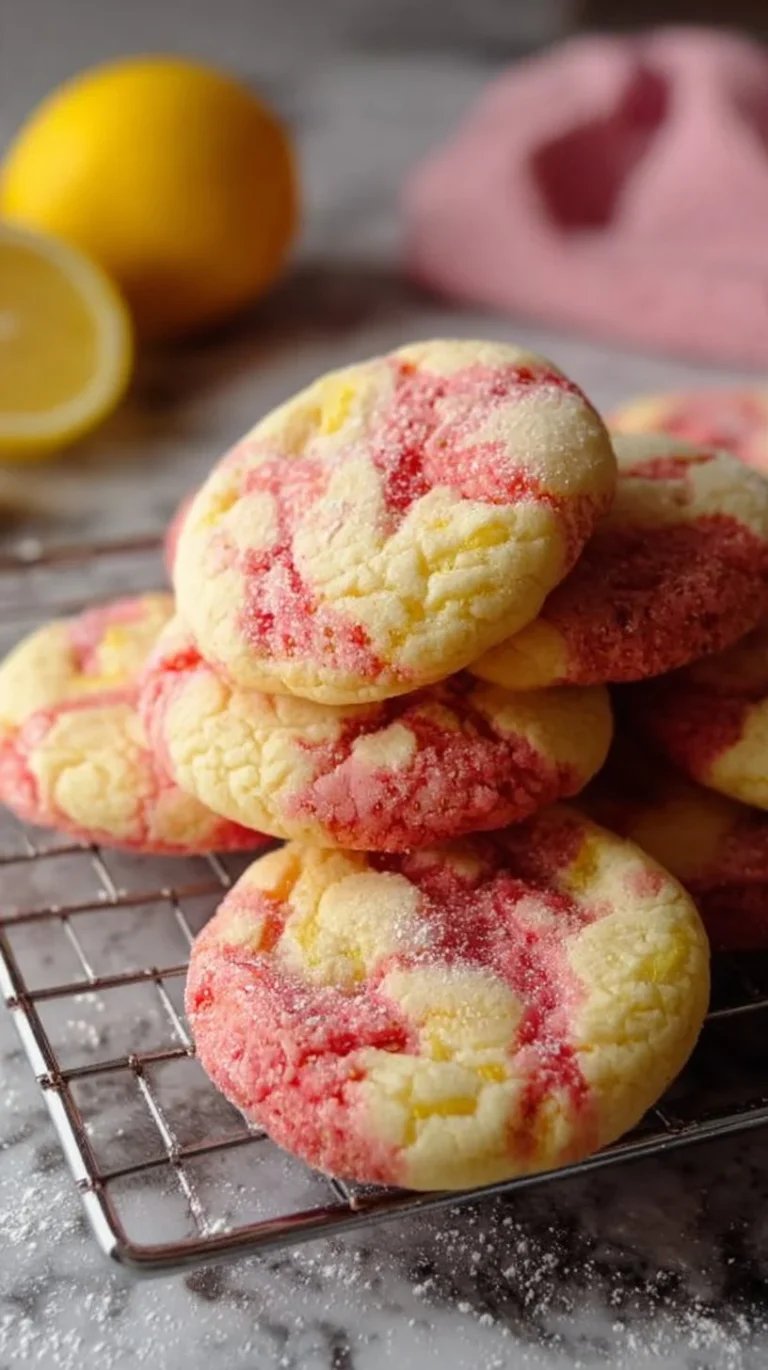 Strawberry Lemonade Cookies