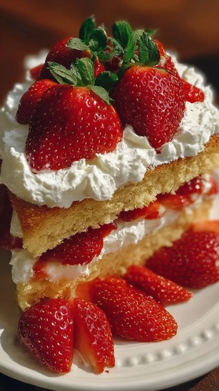 Strawberry Shortcake Cake
