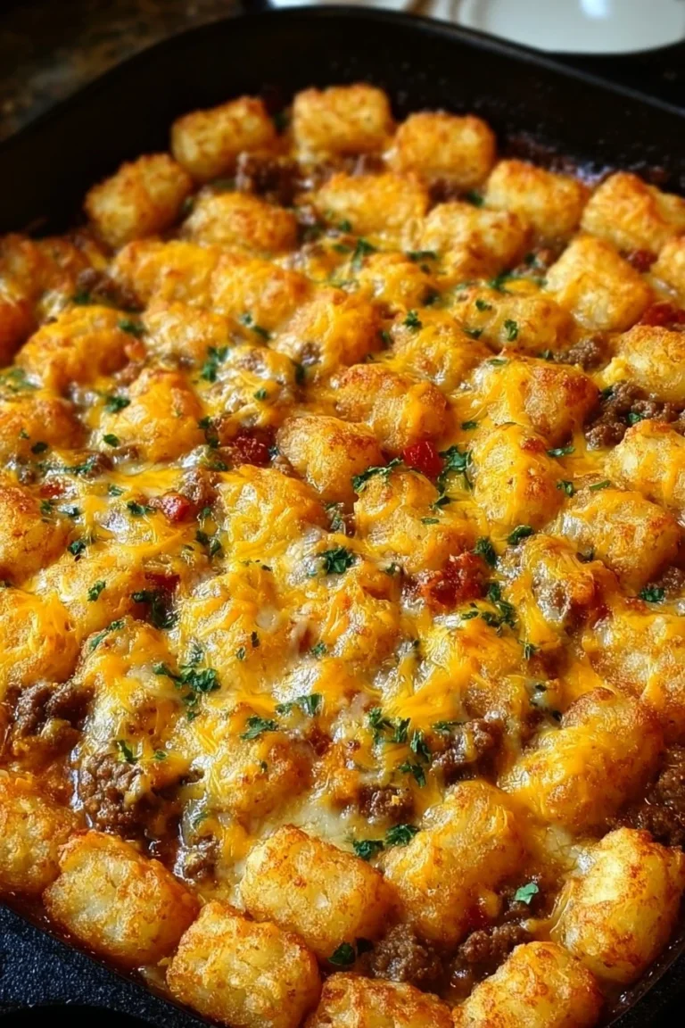 Tasty Cheeseburger Tater Tot Casserole: A Family Favorite!