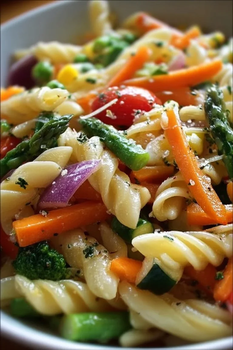 Tasty Pasta Primavera with Fresh Veggies