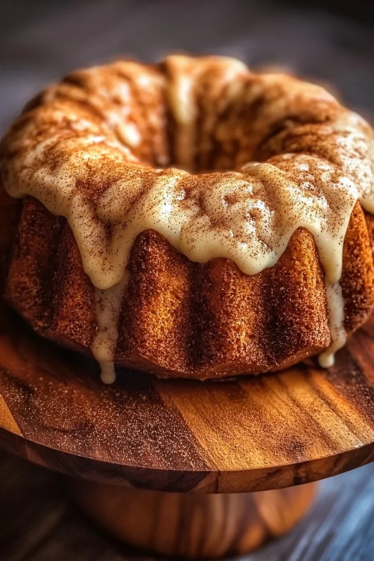 Delicious Snickerdoodle Bundt Cake topped with cinnamon and sugar