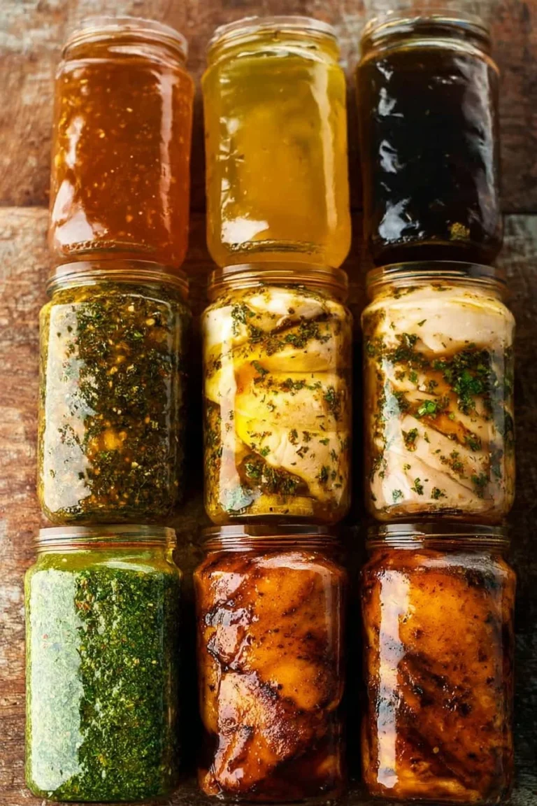 Six delicious flavors of chicken marinades for grilling and baking