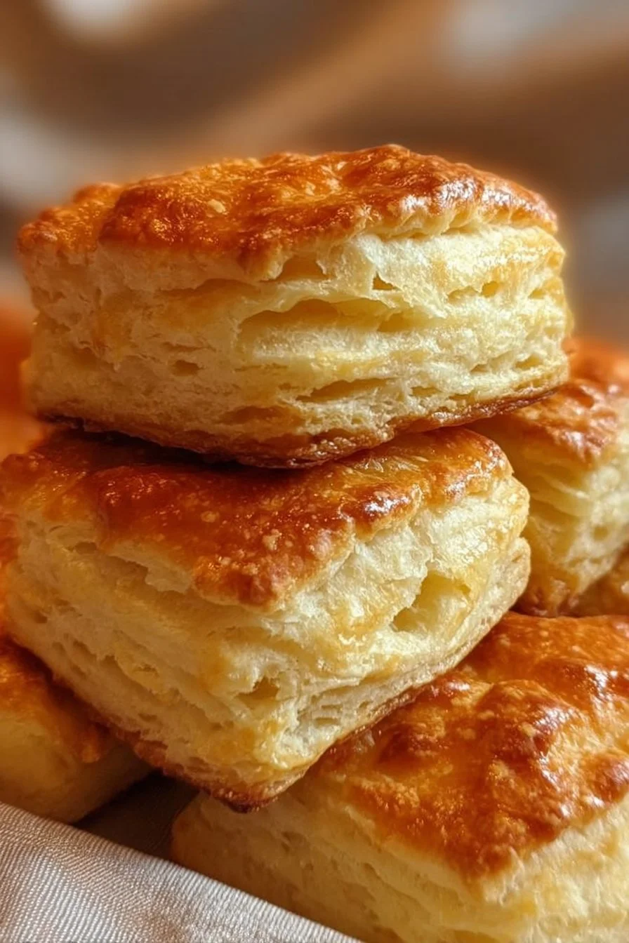 Freshly baked Billion Dollar Buttery Biscuits golden brown and fluffy