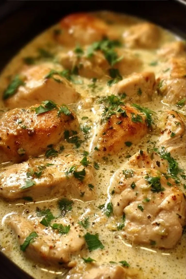 Creamy crock pot ranch chicken dish, easy dinner recipe