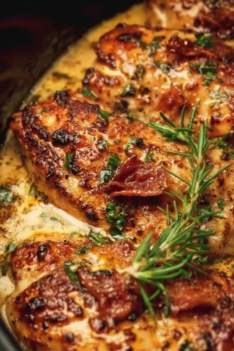 Delicious Crock Pot Marry Me Chicken served with creamy sauce and herbs