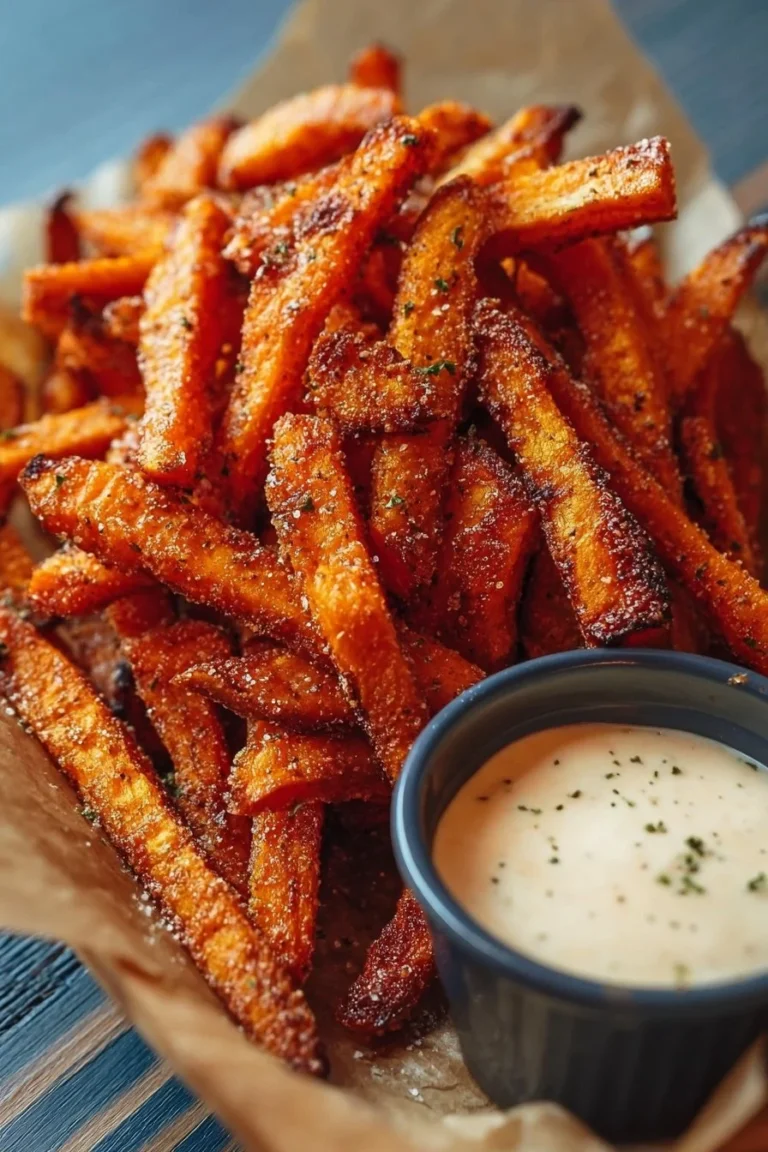 Delicious crispy air fryer carrot fries served in a bowl