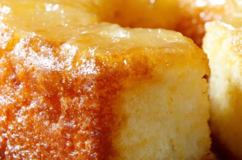 Delicious easy 4 ingredient pineapple cake recipe