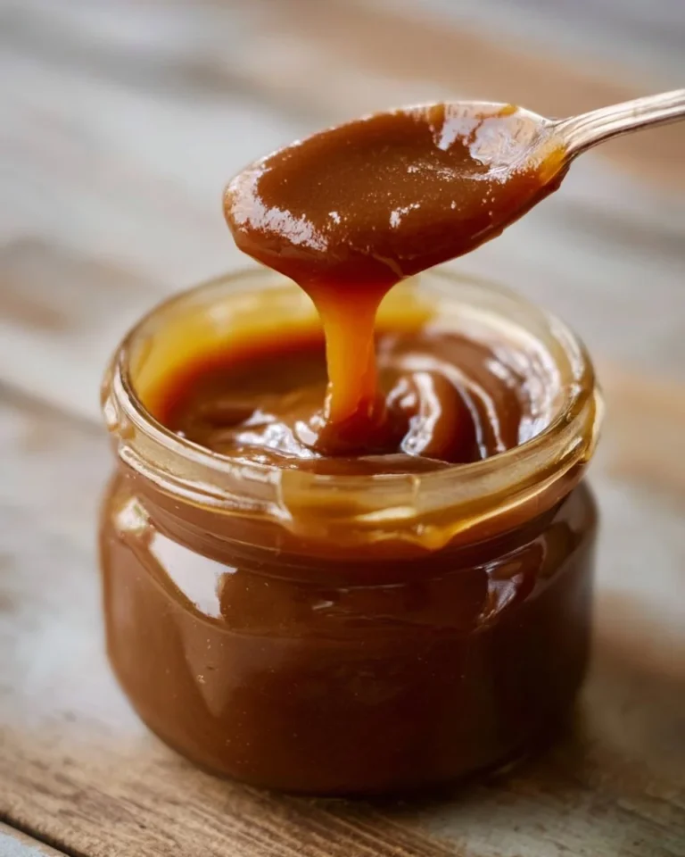 Delicious 4-ingredient date caramel sauce in a jar