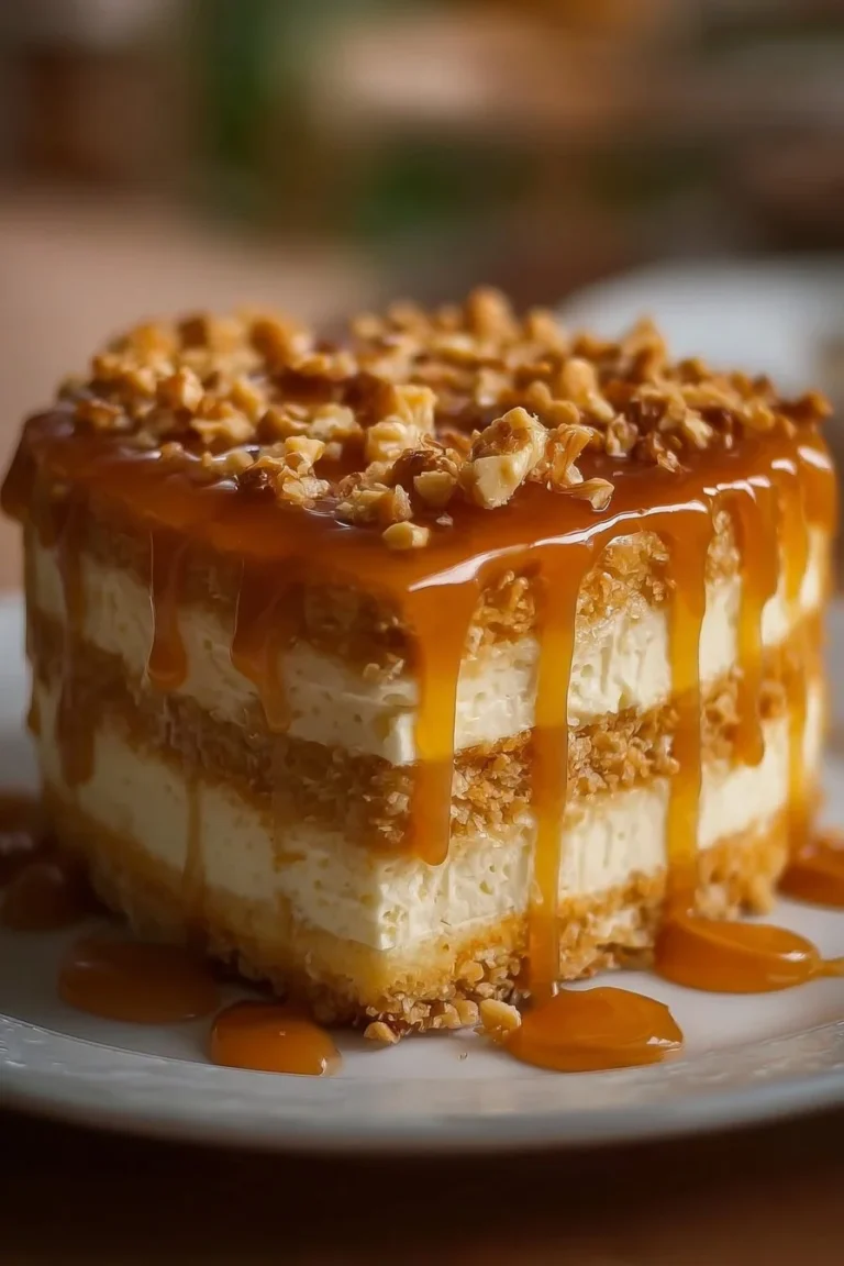 Delicious Butterscotch Crunch Cake with rich butterscotch flavor and crunchy topping