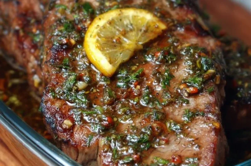 Delicious grilled steak marinated with the best steak marinade for flavor enhancement