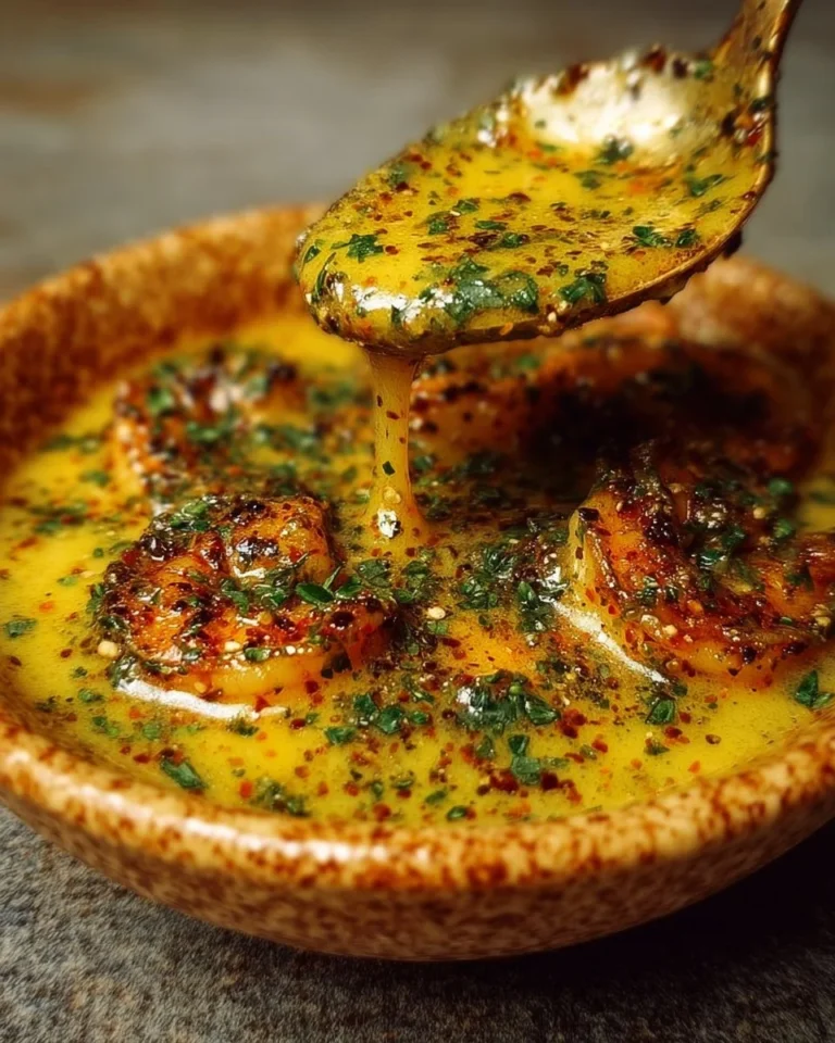 Cajun Garlic Butter Sauce drizzled over seafood and pasta