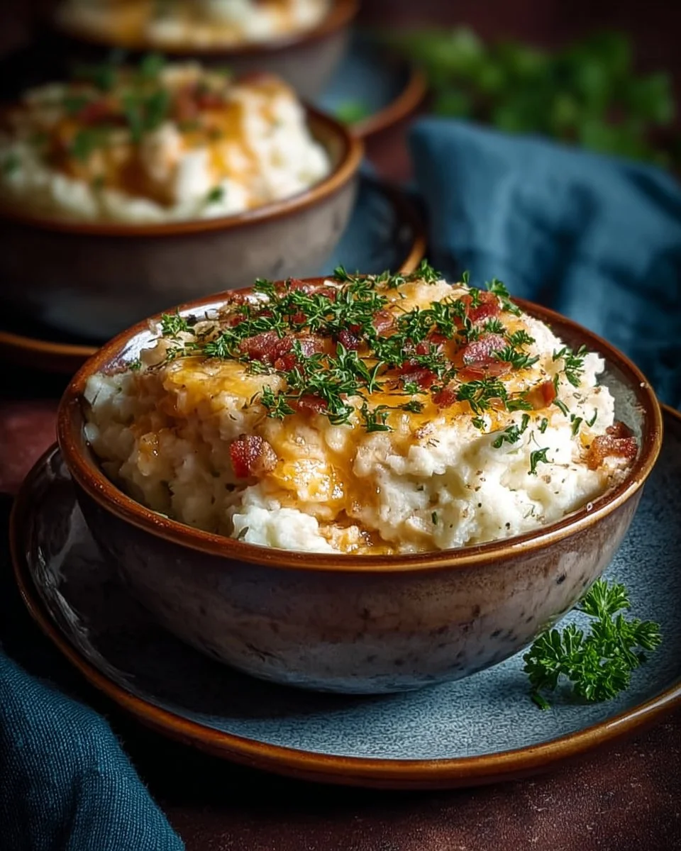 Delicious Chicken Mashed Potato Bowl with tender chicken, creamy potatoes, and toppings