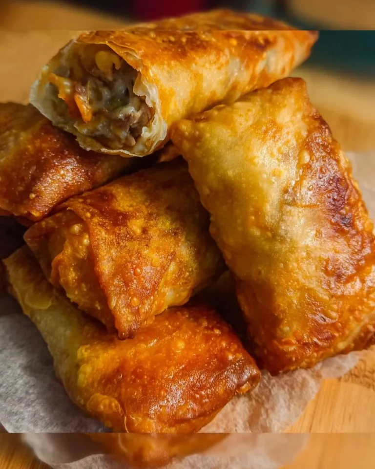 Philly Cheesesteak Egg Roll served with dipping sauce on a plate