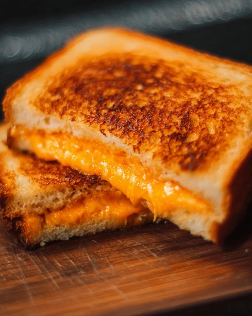 Quick and delicious air fryer grilled cheese sandwich made in 10 minutes.