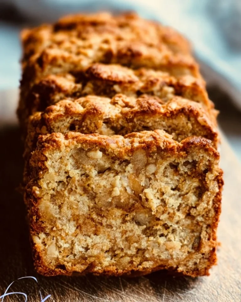 Delicious One Bowl Apple Loaf baked with fresh apples and spices