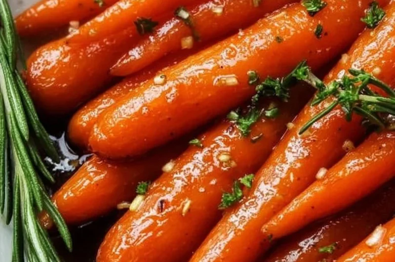Delicious brown sugar glazed carrots served in a bowl