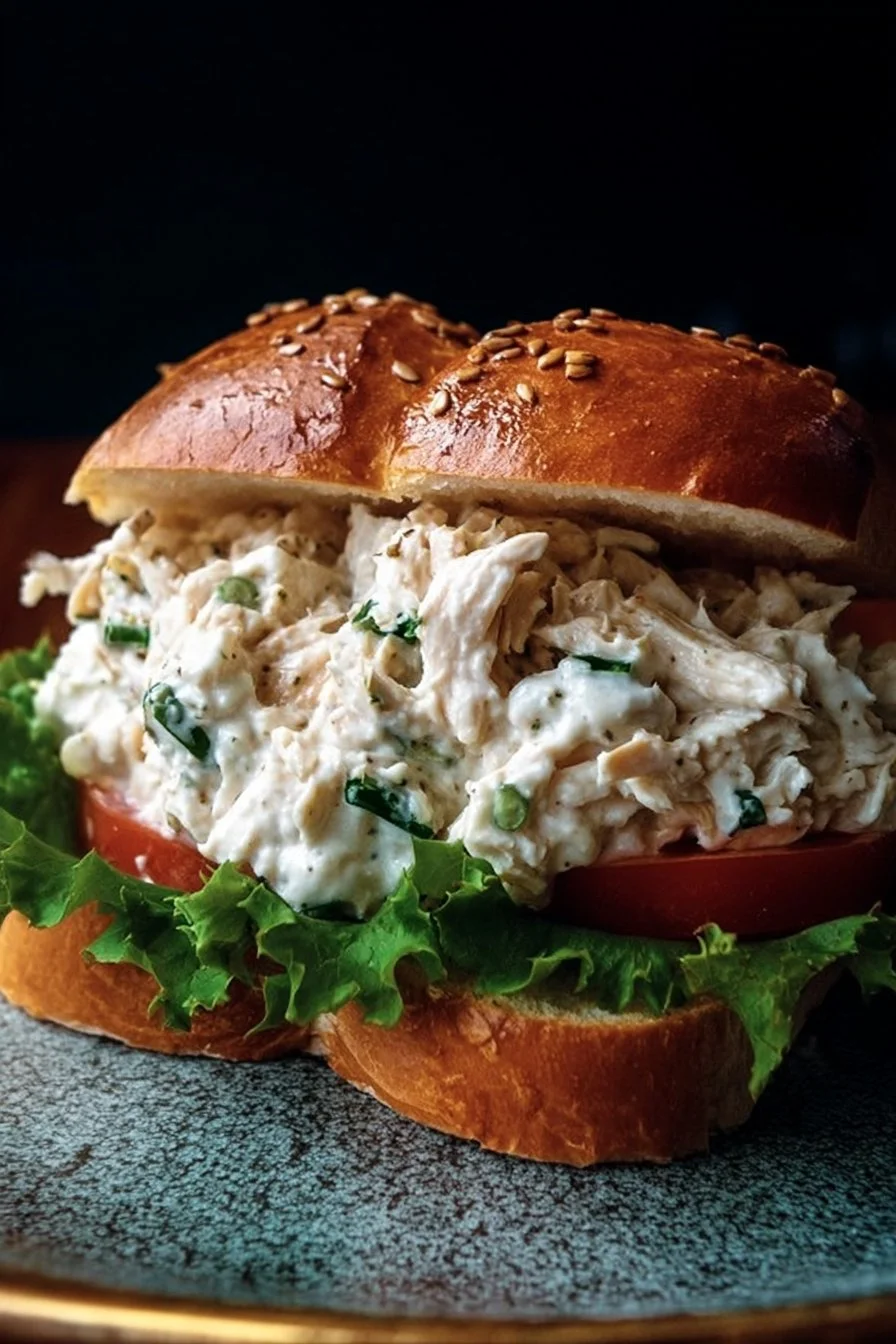 Creamy Classic Chicken Salad Sandwich
