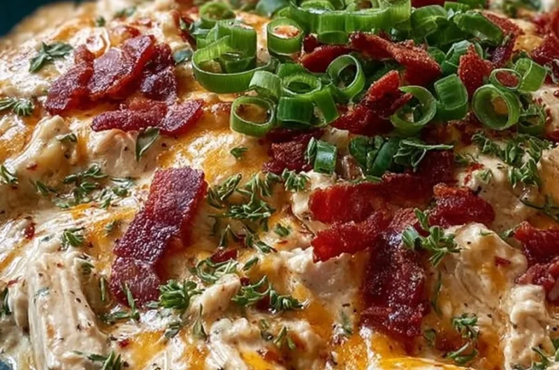 Delicious creamy keto crack chicken served in a bowl