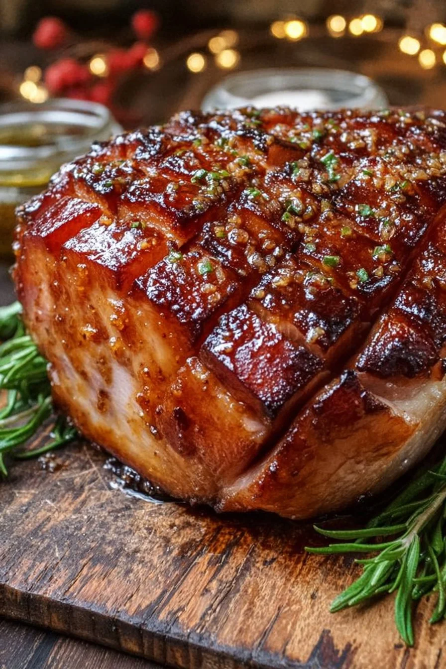 Easy Slow Cooker Honey Glazed Easter Ham