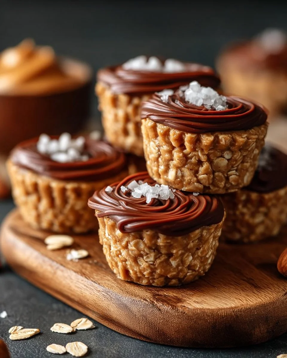 Peanut Butter Protein Oatmeal Cups ready for a healthy snack on-the-go
