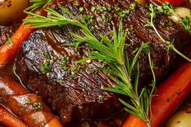 Slow-braised beef roast with vegetables for cozy nights