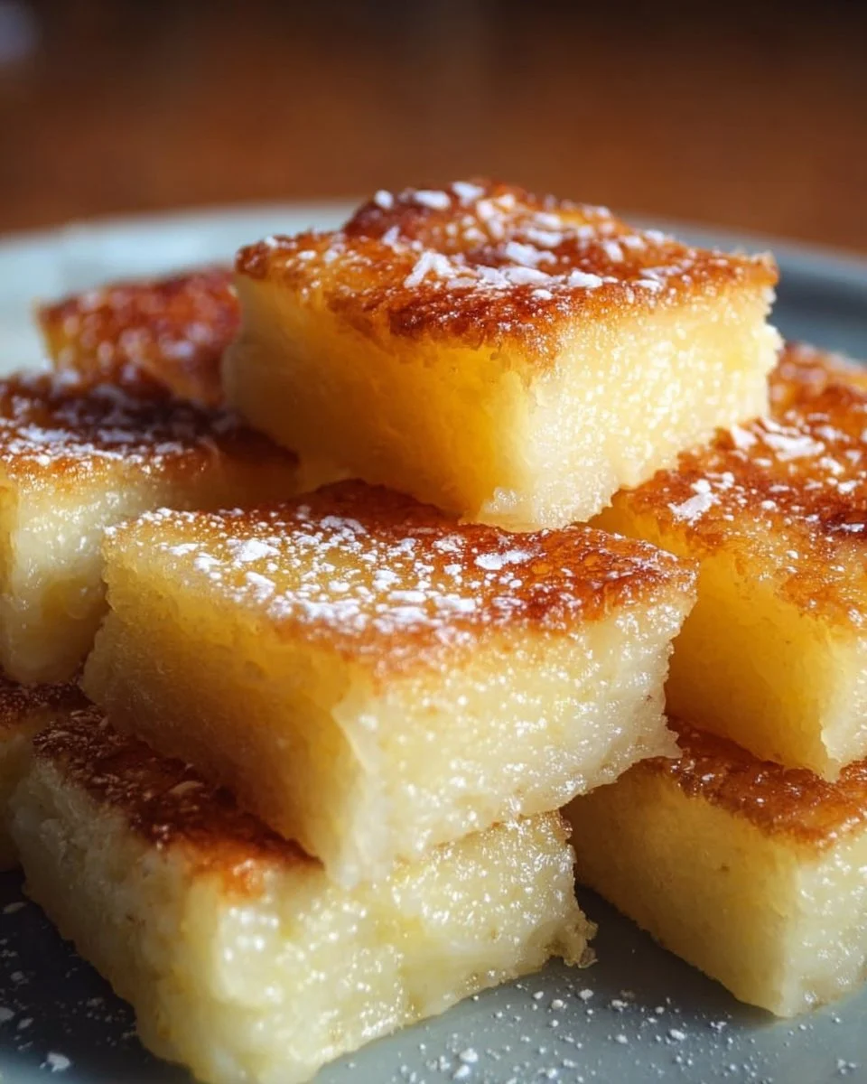 Tasty Hawaiian Butter Mochi Squares