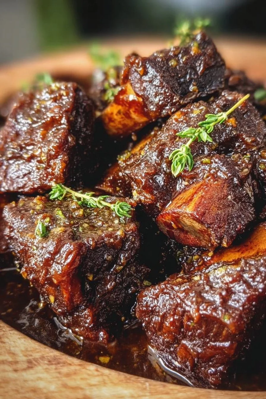 Tender Slow Cooker Beef Short Ribs