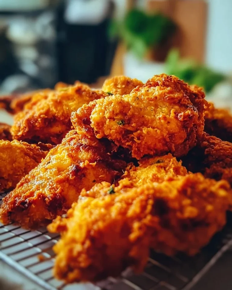 Crispy country fried chicken served with sides