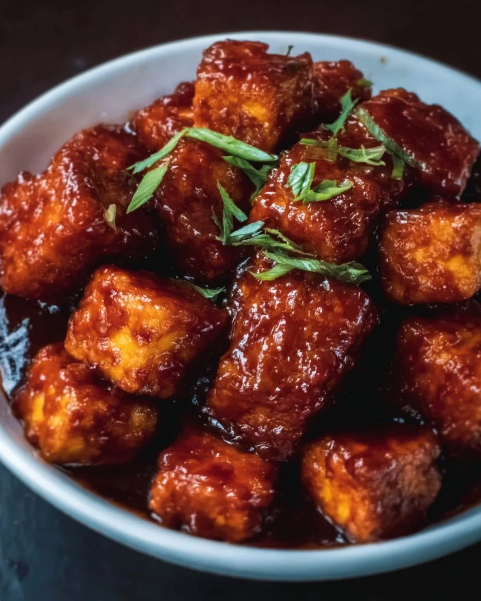 The Best Crispy BBQ Tofu For Game Night