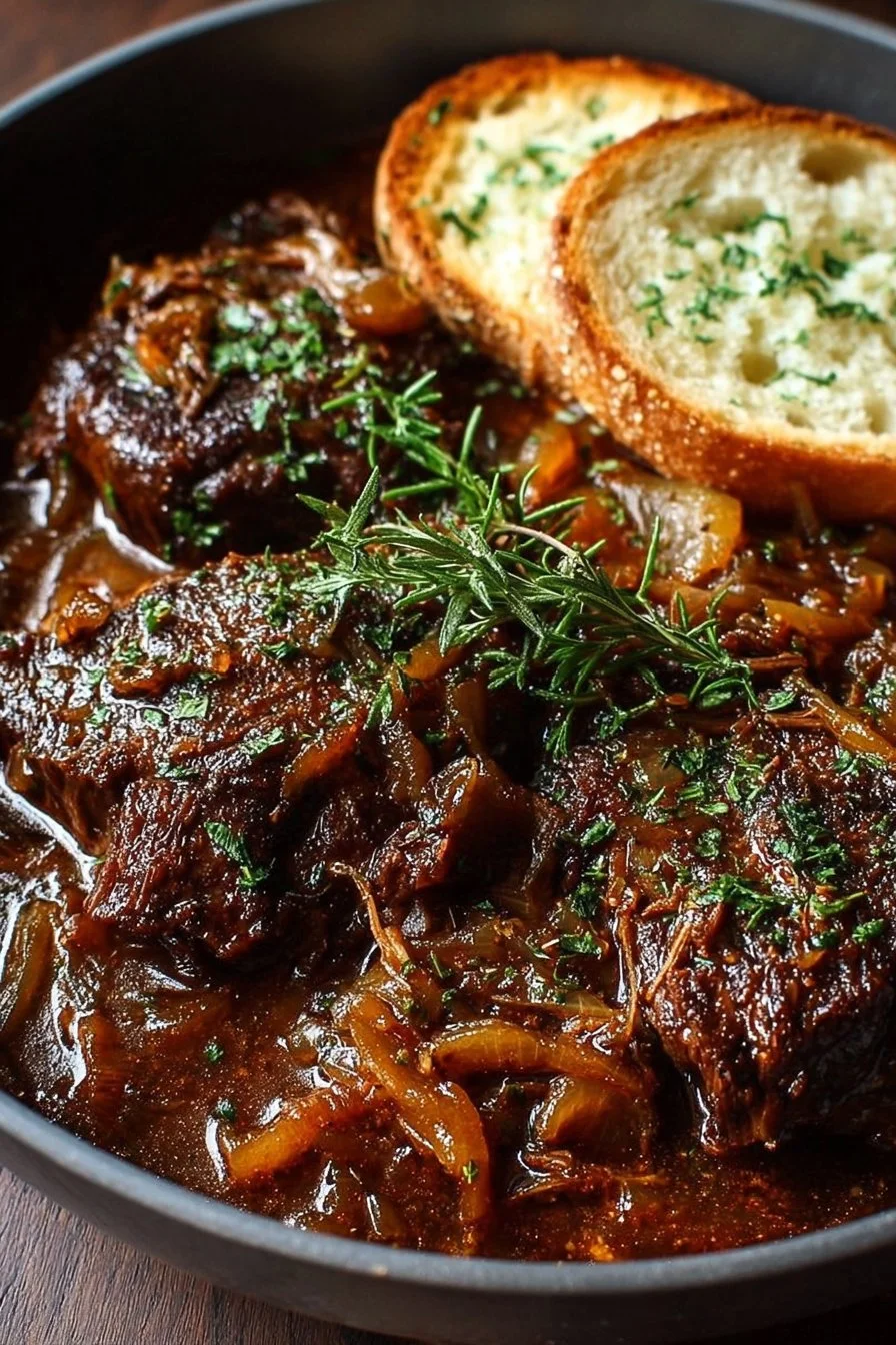 Ultimate French Onion Braised Beef
