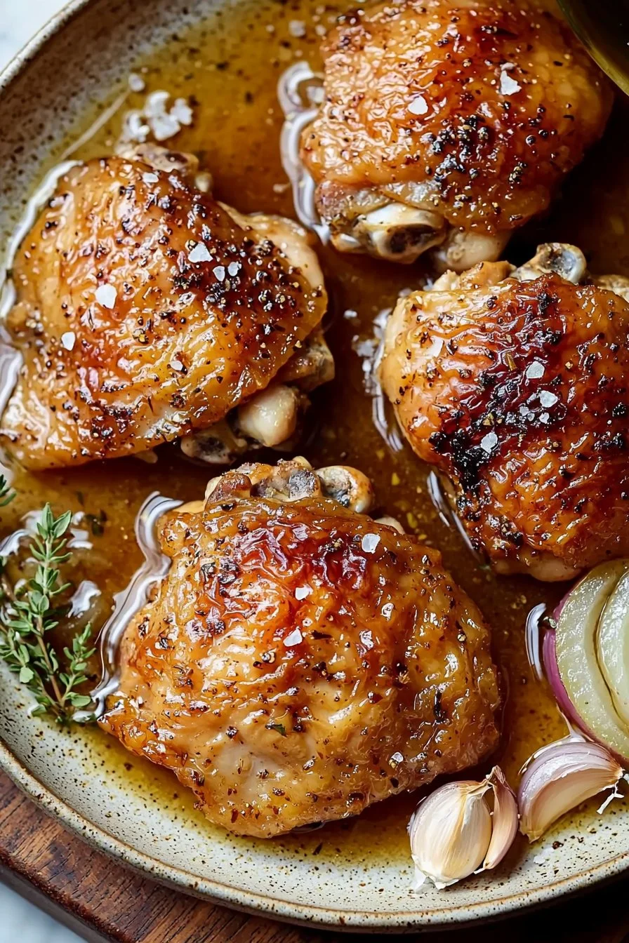 Apple Cider Vinegar Braised Chicken