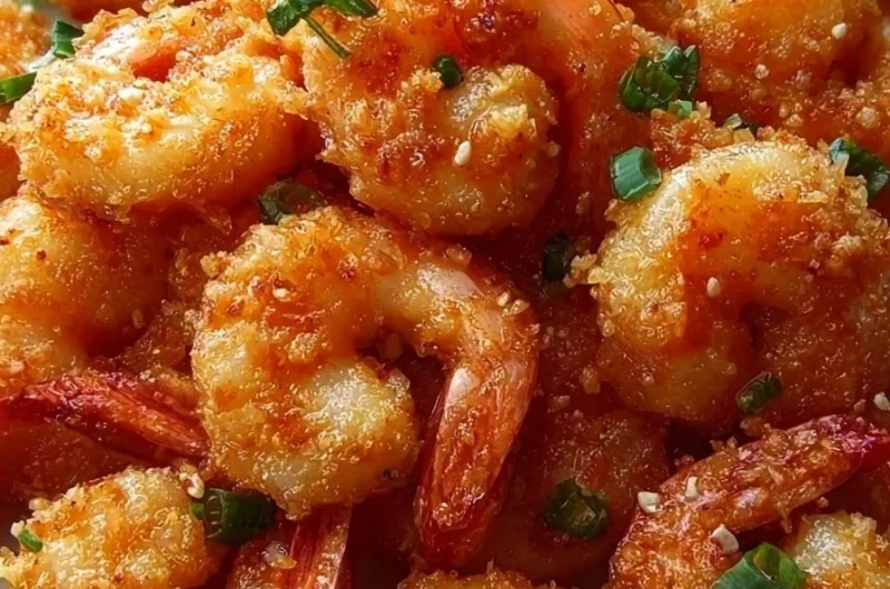 Crispy Bang Bang Shrimp served with a spicy sauce