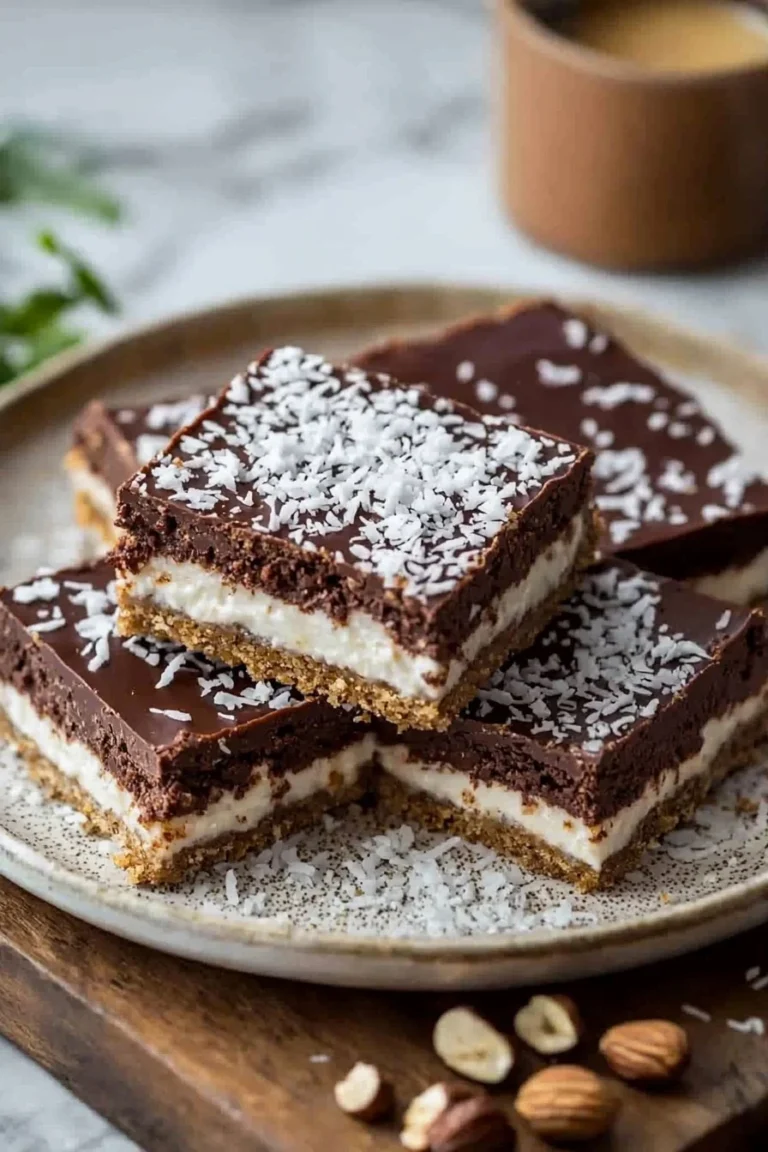 Delicious homemade Salt River Bars on a wooden table