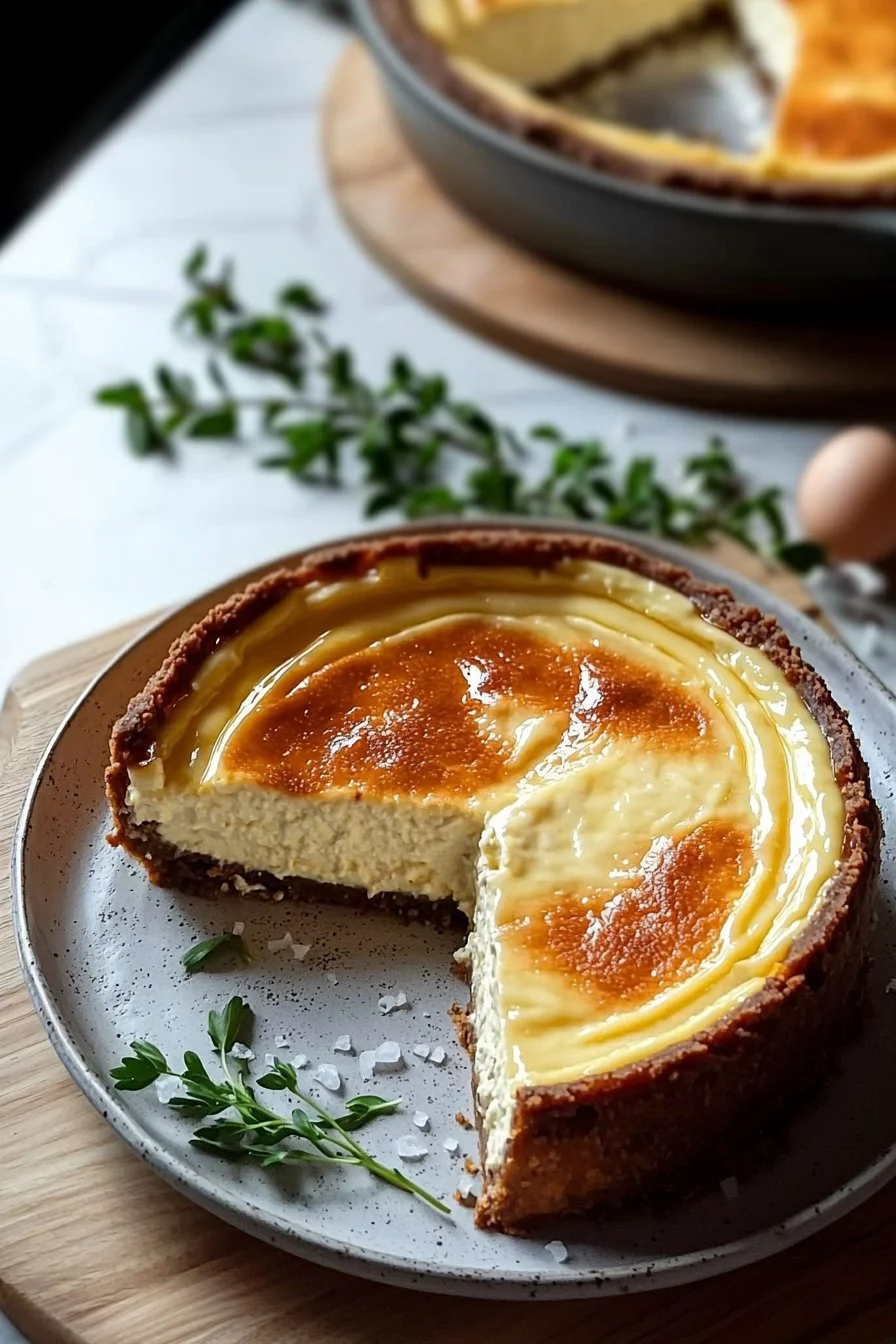 Cozy Creamy Basque Cheesecake